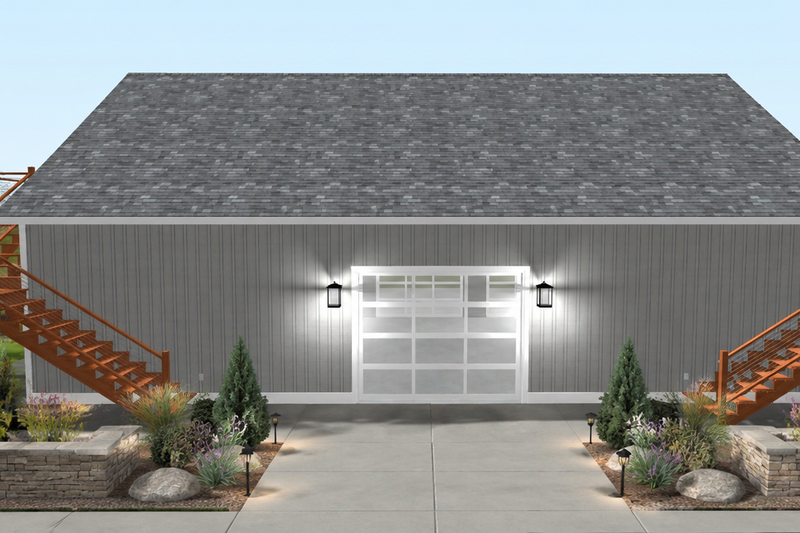 House Blueprint - Exterior - Other Elevation for Traditional House Plan #1060-490, 0 bath