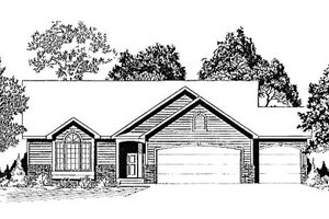 Traditional Exterior - Front Elevation Plan #58-177