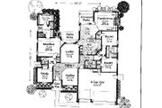 Colonial Style House Plan - 3 Beds 3 Baths 2393 Sq/Ft Plan #310-727 