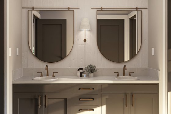Interior - Master Bathroom 1 for Farmhouse House Plan #455-561 - 4 bed, 2.5 bath