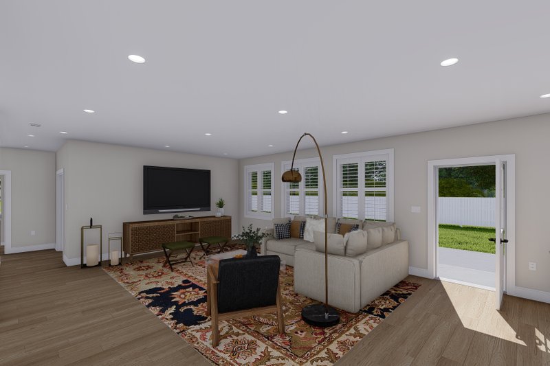 Architectural House Design - Interior - Family Room 2 for Traditional House Plan #1060-143 - 3 bed, 2.5 bath