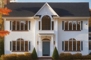 Country Exterior - Front Elevation Plan #3-282