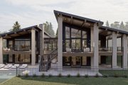 Modern Style House Plan - 1 Beds 1.5 Baths 2214 Sq/Ft Plan #455-292 