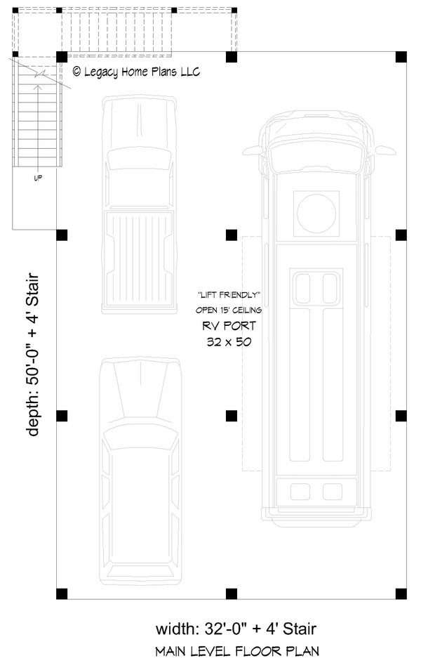 House Blueprint - Modern Floor Plan - Main Floor Plan #932-697
