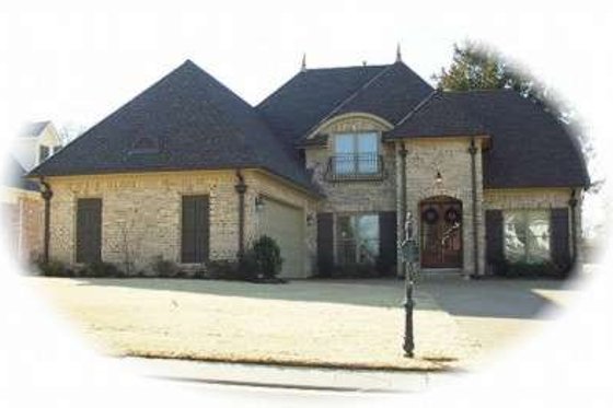 Exterior - Front Elevation for European House Plan #81-1142 - 3 bed, 3 bath