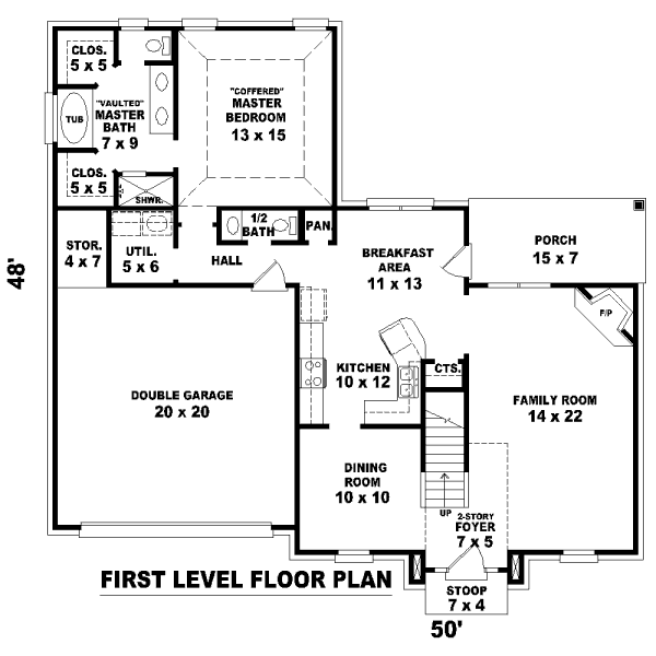 European Floor Plan - Main Floor Plan #81-13626