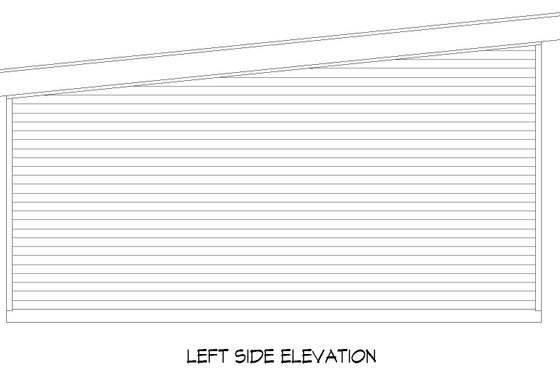 Exterior - Other Elevation for Contemporary House Plan #932-952, 0 bath