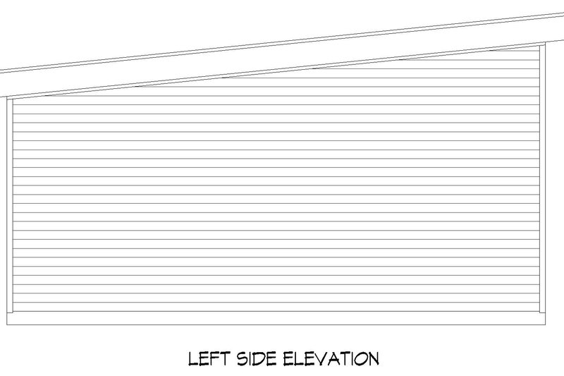 Home Plan - Exterior - Other Elevation for Contemporary House Plan #932-952, 0 bath