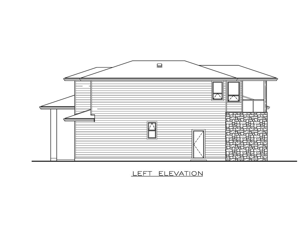 Exterior - Other Elevation for Farmhouse House Plan #1100-113 - 3 bed, 2.5 bath