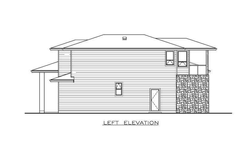 Architectural House Design - Exterior - Other Elevation for Farmhouse House Plan #1100-113 - 3 bed, 2.5 bath