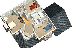 Photo 1 for European House Plan #25-4156 - 3 bed, 1.5 bath