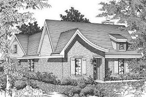 Traditional Exterior - Front Elevation Plan #329-221