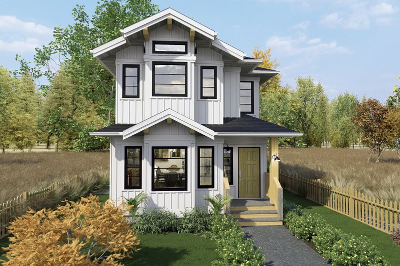 Home Plan - Cottage Exterior - Front Elevation Plan #1101-5