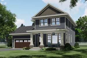 Traditional Exterior - Front Elevation Plan #51-1189