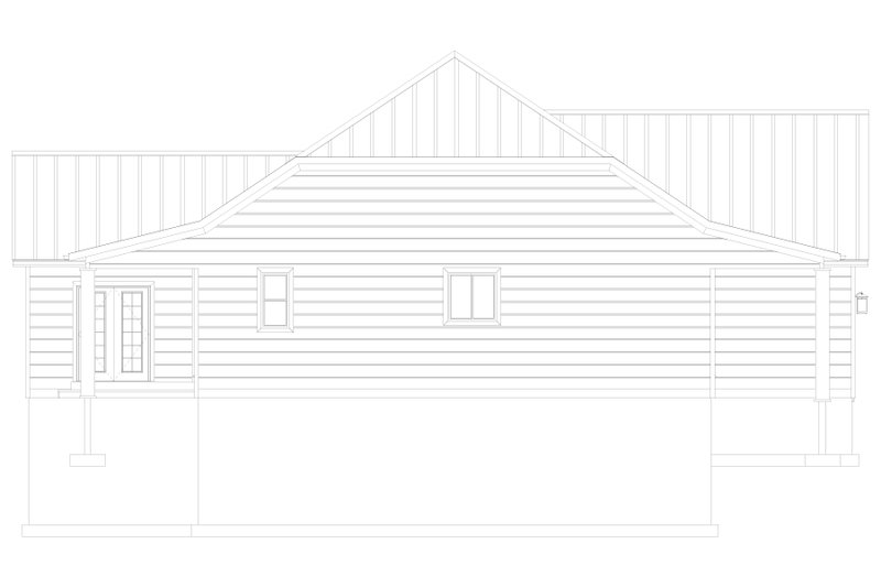 House Blueprint - Exterior - Other Elevation 1 for Farmhouse House Plan #1060-478 - 3 bed, 2.5 bath