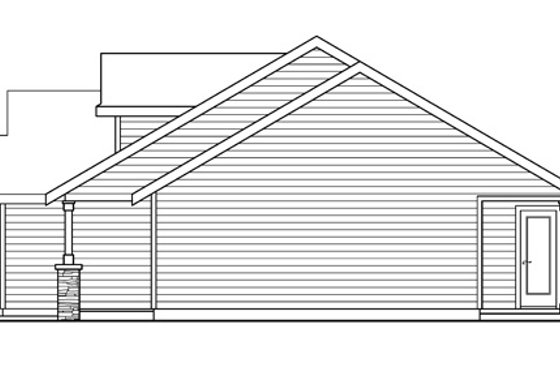 Exterior - Other Elevation 1 for Craftsman House Plan #124-696 - 3 bed, 2 bath