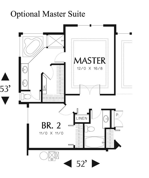 Ranch Floor Plan - Other Floor Plan #48-592