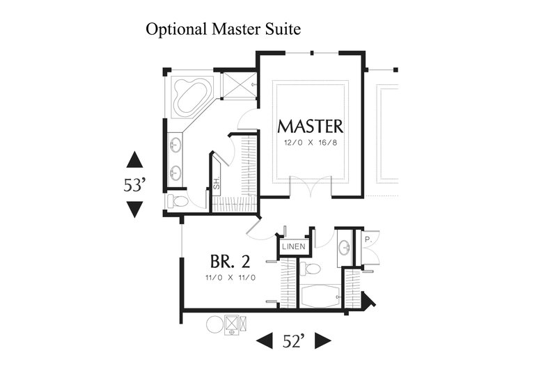 Home Plan - Floor Plan - Other Floor for Ranch House Plan #48-592 - 3 bed, 2 bath