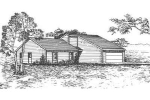 Traditional Exterior - Front Elevation Plan #30-136