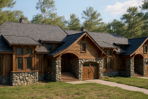 Craftsman Exterior - Front Elevation Plan #921-18