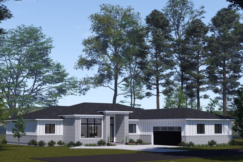 Architectural House Design - Exterior - Other Elevation 1 for Modern House Plan #513-2321 - 4 bed, 3 bath