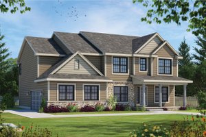 Traditional Exterior - Front Elevation Plan #20-2422