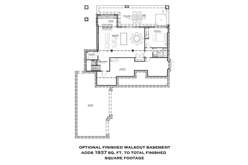 Home Plan - Optional Finished Basement