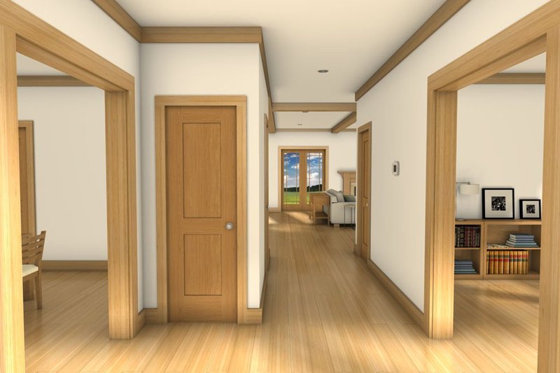 House Blueprint - Interior - Entry 1 for Farmhouse House Plan #497-63 - 3 bed, 2.5 bath