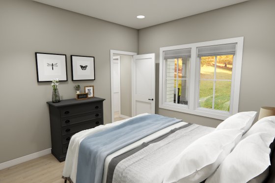 Interior - Bedroom 1 for Farmhouse House Plan #51-1416 - 4 bed, 4.5 bath