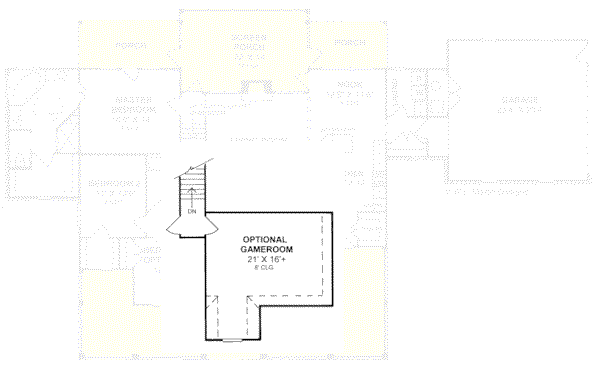 Home Plan - Country Floor Plan - Other Floor Plan #20-182