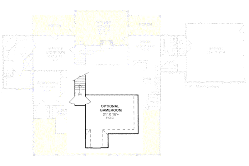 Home Plan - Floor Plan - Other Floor for Country House Plan #20-182 - 3 bed, 2 bath