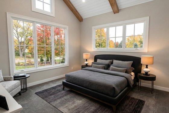 Interior - Master Bedroom for Farmhouse House Plan #51-1549 - 4 bed, 3.5 bath