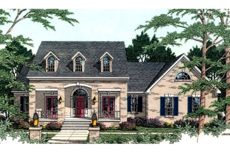Home Plan - Southern Exterior - Front Elevation Plan #406-117