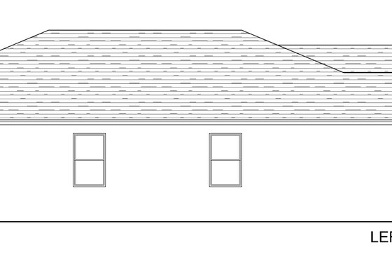 Exterior - Other Elevation for Traditional House Plan #1058-248 - 4 bed, 2 bath