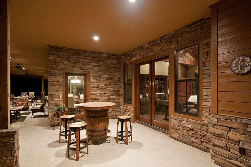 Architectural House Design - Exterior - Covered Porch 4 for Ranch House Plan #140-149 - 3 bed, 2.5 bath