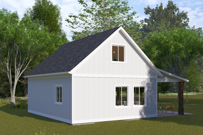 Home Plan - Exterior - Other Elevation for Farmhouse House Plan #1060-332, 1 bath