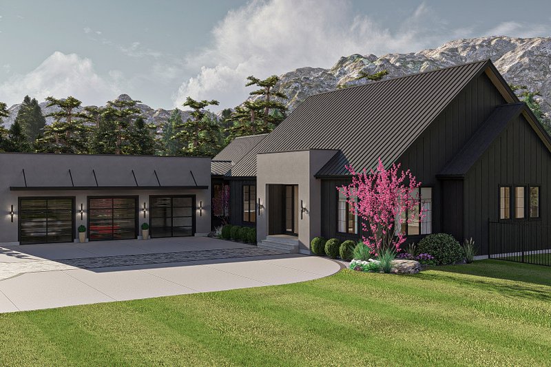 House Design - Exterior - Other Elevation 1 for Modern House Plan #455-369 - 3 bed, 2.5 bath