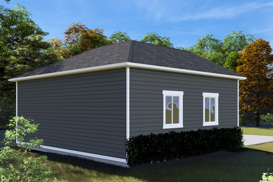 Exterior - Other Elevation 4 for Traditional House Plan #1060-231, 0 bath