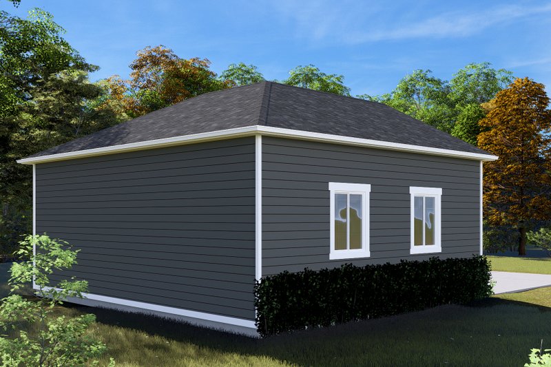 House Blueprint - Exterior - Other Elevation 4 for Traditional House Plan #1060-231, 0 bath