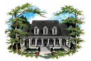 Traditional Style House Plan - 3 Beds 3 Baths 2500 Sq/Ft Plan #37-113 
