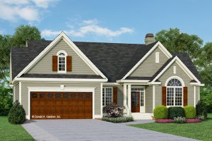 Traditional Exterior - Front Elevation Plan #929-57
