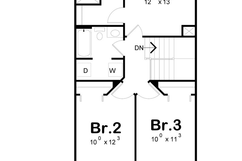 Architectural House Design - Exterior - Front Elevation 3 for Farmhouse House Plan #20-2626 - 3 bed, 2.5 bath