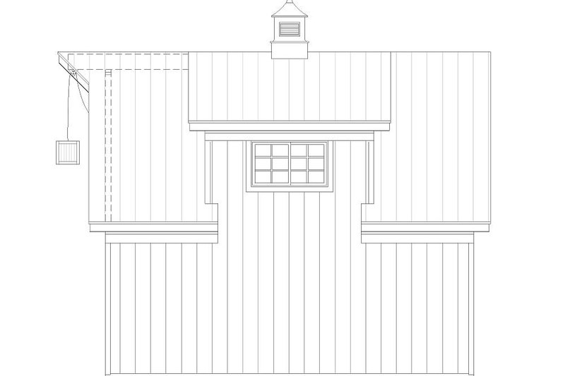 House Blueprint - Exterior - Other Elevation 1 for Country House Plan #932-230, 0 bath