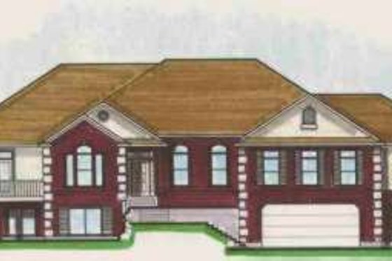Exterior - Front Elevation for European House Plan #308-175 - 8 bed, 4.5 bath
