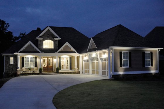 Exterior - Front Elevation 4 for Craftsman House Plan #437-60 - 4 bed, 3.5 bath