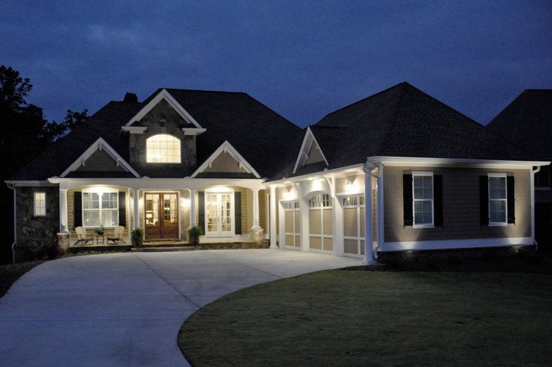 House Plan Design - Exterior - Front Elevation 4 for Craftsman House Plan #437-60 - 4 bed, 3.5 bath