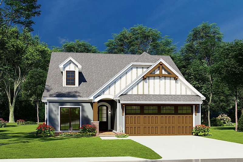 House Design - Exterior - Other Elevation for Cottage House Plan #923-254 - 3 bed, 2 bath
