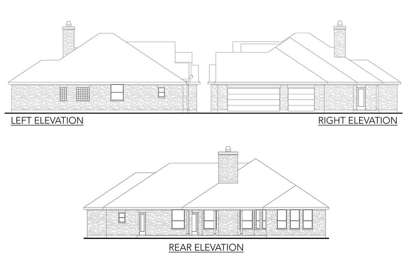 Home Plan - Exterior - Other Elevation for Traditional House Plan #80-145 - 3 bed, 3 bath