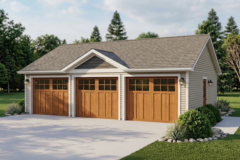 Exterior - Front Elevation 2 for Country House Plan #1064-53, 0 bath