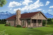 Country Style House Plan - 2 Beds 1 Baths 1000 Sq/Ft Plan #932-199 